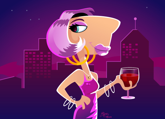 Wine Lady